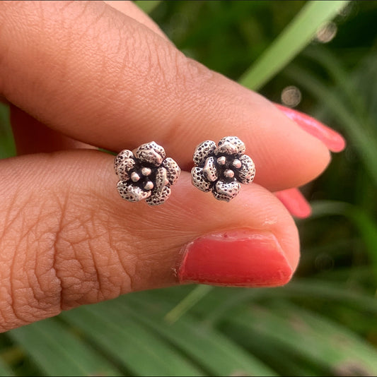 ROSE BLOSSOM STUD EARRINGS-ASTI0013