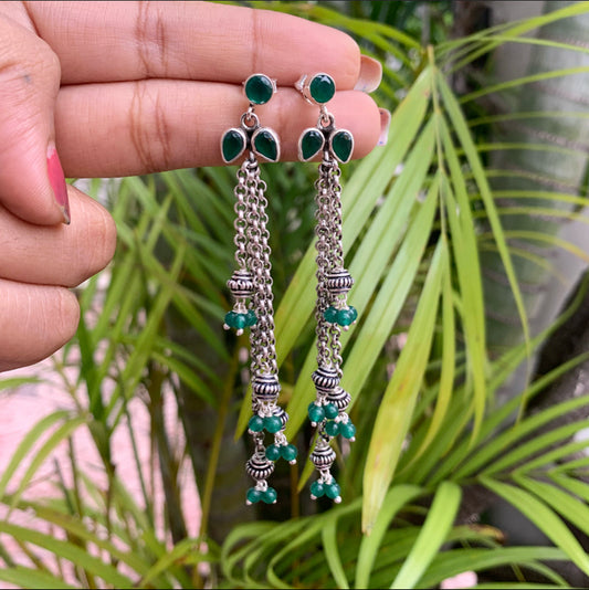 Green Drop Earring -AS2799