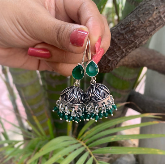 Green Jhumka -AS2192