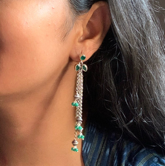 Green Drop Earring -AS2799