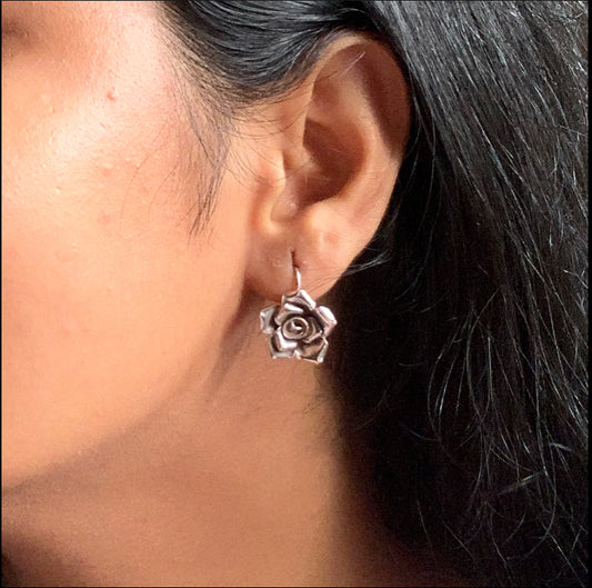 Rose Drop Earring -AS2702