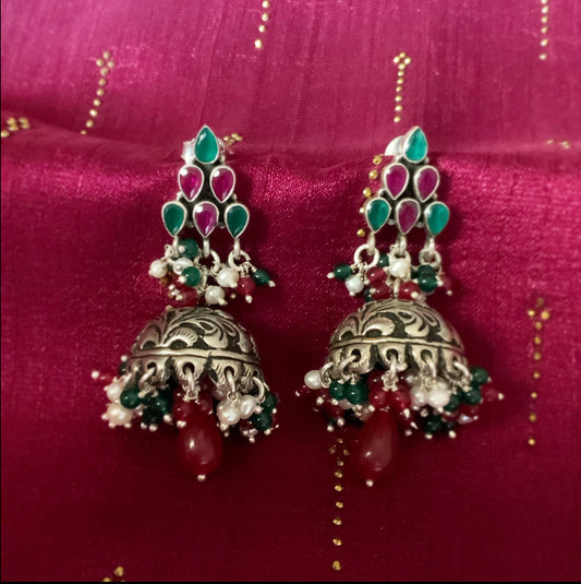 Rangmahal Jhumka -AS2445