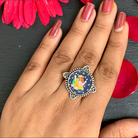 Ganesha Statement Ring-AS2736