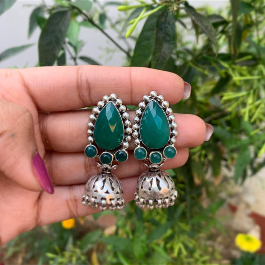 Green Jhumka -AS1851