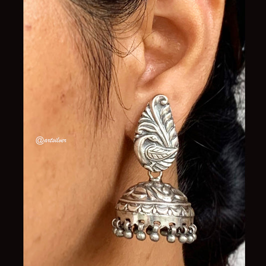 Peacock jhumka -AS1704